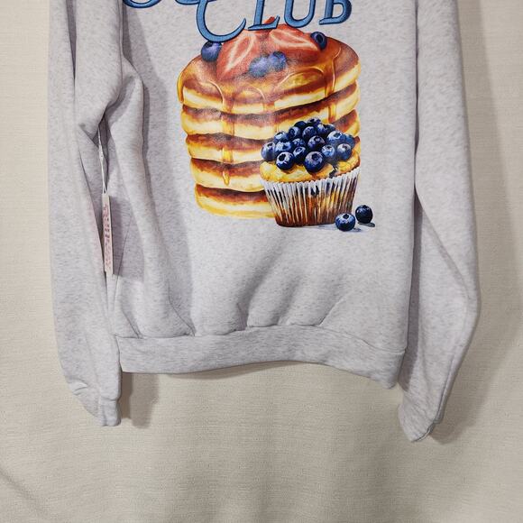 Brunch club women's gray sweatshirt size medium - Picture 3 of 7